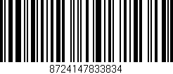 Código de barras (EAN, GTIN, SKU, ISBN): '8724147833834'