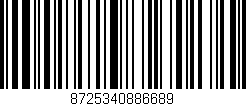 Código de barras (EAN, GTIN, SKU, ISBN): '8725340886689'