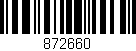 Código de barras (EAN, GTIN, SKU, ISBN): '872660'