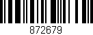 Código de barras (EAN, GTIN, SKU, ISBN): '872679'