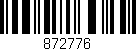 Código de barras (EAN, GTIN, SKU, ISBN): '872776'