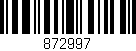 Código de barras (EAN, GTIN, SKU, ISBN): '872997'