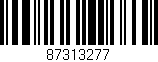 Código de barras (EAN, GTIN, SKU, ISBN): '87313277'