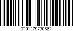 Código de barras (EAN, GTIN, SKU, ISBN): '8731379768667'