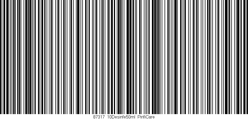 Código de barras (EAN, GTIN, SKU, ISBN): '87317_10Desinfe50ml_PirifiCare'