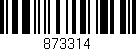 Código de barras (EAN, GTIN, SKU, ISBN): '873314'