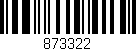 Código de barras (EAN, GTIN, SKU, ISBN): '873322'