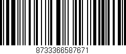Código de barras (EAN, GTIN, SKU, ISBN): '8733366587671'