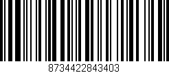 Código de barras (EAN, GTIN, SKU, ISBN): '8734422843403'