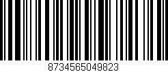 Código de barras (EAN, GTIN, SKU, ISBN): '8734565049823'