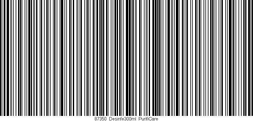 Código de barras (EAN, GTIN, SKU, ISBN): '87350_Desinfe300ml_PurifiCare'