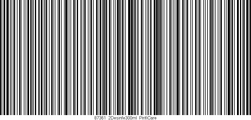 Código de barras (EAN, GTIN, SKU, ISBN): '87361_2Desinfe300ml_PirifiCare'