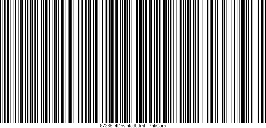 Código de barras (EAN, GTIN, SKU, ISBN): '87366_4Desinfe300ml_PirifiCare'