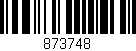 Código de barras (EAN, GTIN, SKU, ISBN): '873748'