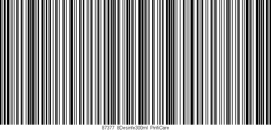 Código de barras (EAN, GTIN, SKU, ISBN): '87377_8Desinfe300ml_PirifiCare'