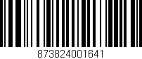 Código de barras (EAN, GTIN, SKU, ISBN): '873824001641'