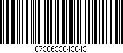 Código de barras (EAN, GTIN, SKU, ISBN): '8738633043843'