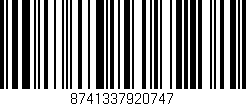 Código de barras (EAN, GTIN, SKU, ISBN): '8741337920747'