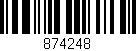 Código de barras (EAN, GTIN, SKU, ISBN): '874248'