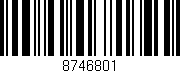 Código de barras (EAN, GTIN, SKU, ISBN): '8746801'