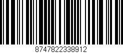 Código de barras (EAN, GTIN, SKU, ISBN): '8747822338912'