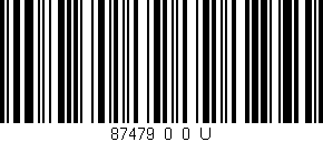 Código de barras (EAN, GTIN, SKU, ISBN): '87479_0_0_U'