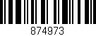 Código de barras (EAN, GTIN, SKU, ISBN): '874973'