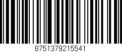 Código de barras (EAN, GTIN, SKU, ISBN): '8751379215541'