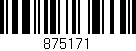 Código de barras (EAN, GTIN, SKU, ISBN): '875171'