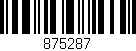 Código de barras (EAN, GTIN, SKU, ISBN): '875287'