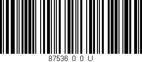 Código de barras (EAN, GTIN, SKU, ISBN): '87536_0_0_U'