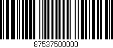 Código de barras (EAN, GTIN, SKU, ISBN): '87537500000'