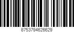 Código de barras (EAN, GTIN, SKU, ISBN): '8753794626629'