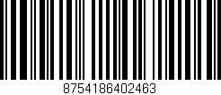 Código de barras (EAN, GTIN, SKU, ISBN): '8754186402463'