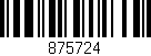 Código de barras (EAN, GTIN, SKU, ISBN): '875724'