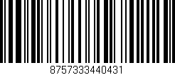 Código de barras (EAN, GTIN, SKU, ISBN): '8757333440431'