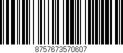 Código de barras (EAN, GTIN, SKU, ISBN): '8757673570607'