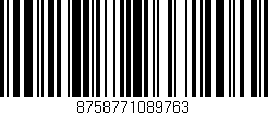 Código de barras (EAN, GTIN, SKU, ISBN): '8758771089763'