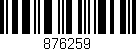 Código de barras (EAN, GTIN, SKU, ISBN): '876259'