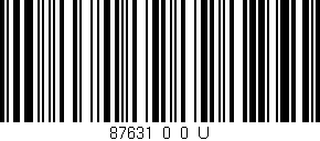 Código de barras (EAN, GTIN, SKU, ISBN): '87631_0_0_U'