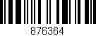 Código de barras (EAN, GTIN, SKU, ISBN): '876364'