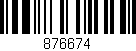 Código de barras (EAN, GTIN, SKU, ISBN): '876674'
