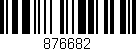 Código de barras (EAN, GTIN, SKU, ISBN): '876682'