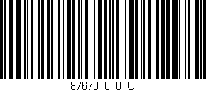 Código de barras (EAN, GTIN, SKU, ISBN): '87670_0_0_U'
