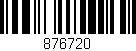 Código de barras (EAN, GTIN, SKU, ISBN): '876720'