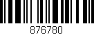 Código de barras (EAN, GTIN, SKU, ISBN): '876780'