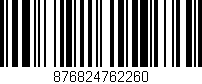 Código de barras (EAN, GTIN, SKU, ISBN): '876824762260'