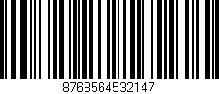 Código de barras (EAN, GTIN, SKU, ISBN): '8768564532147'