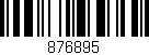 Código de barras (EAN, GTIN, SKU, ISBN): '876895'