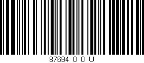 Código de barras (EAN, GTIN, SKU, ISBN): '87694_0_0_U'